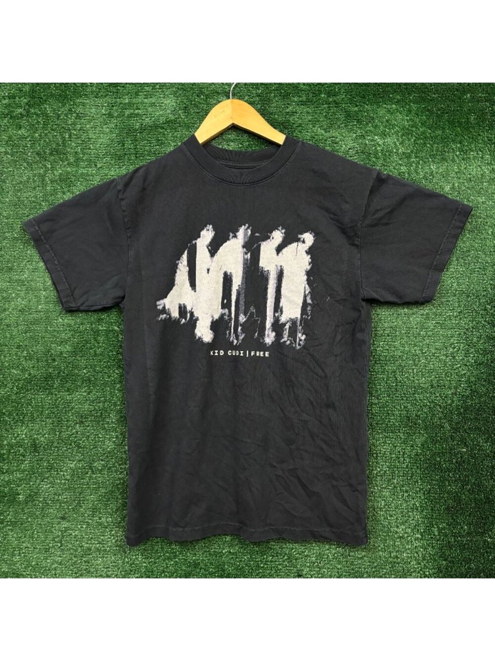 Kid Cudi Free Album Man on The Moon Cover Hip-Hop T-Shirt Size Small